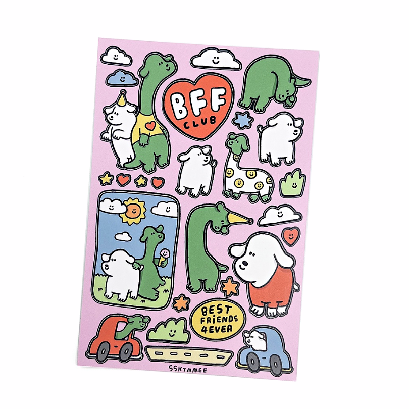 ssktmmee Sticker－BFF Club (Thai Stationery Brand)