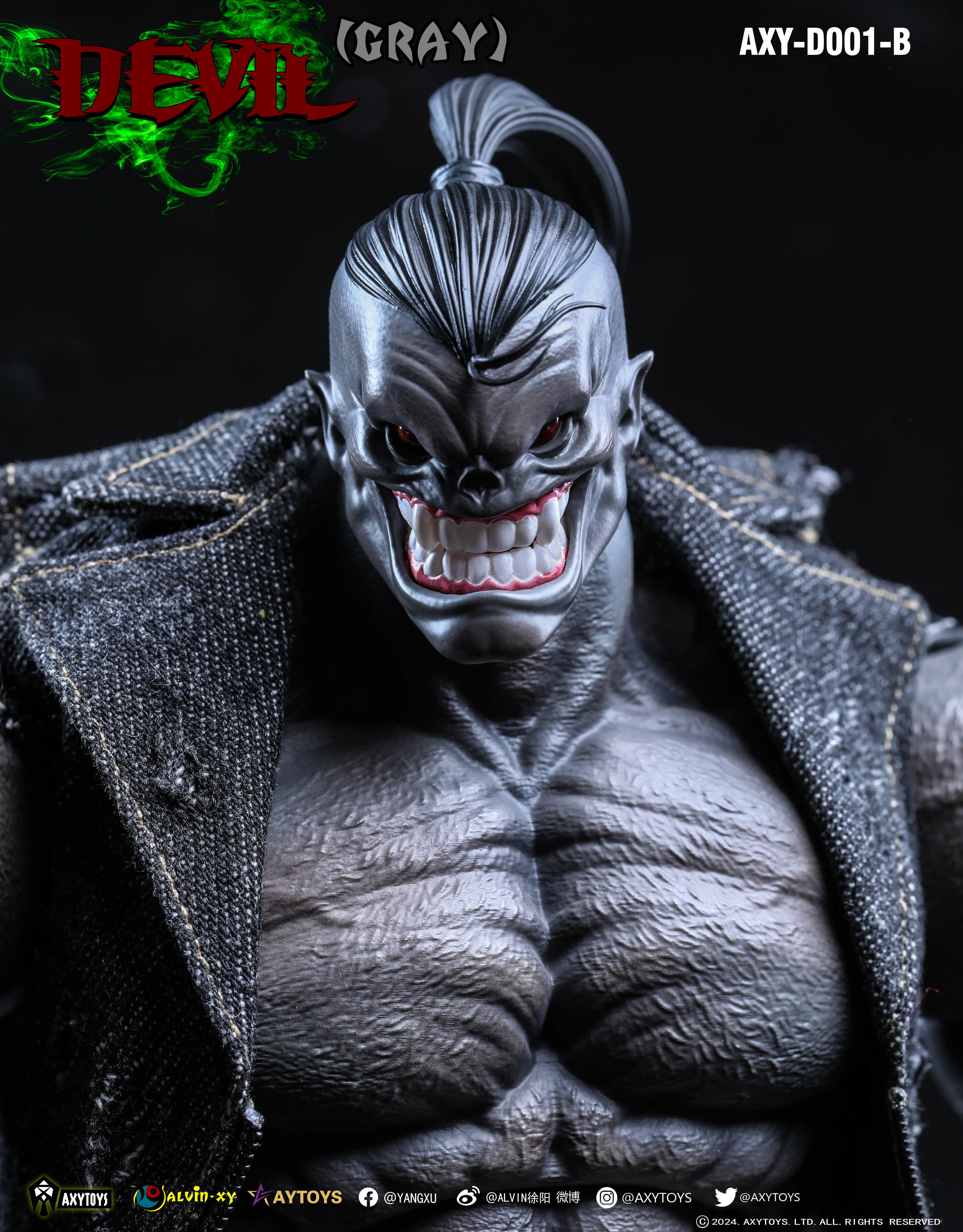 AXYTOYS 1/12 Grey Devil Action Figure (axy-d001A/B)
