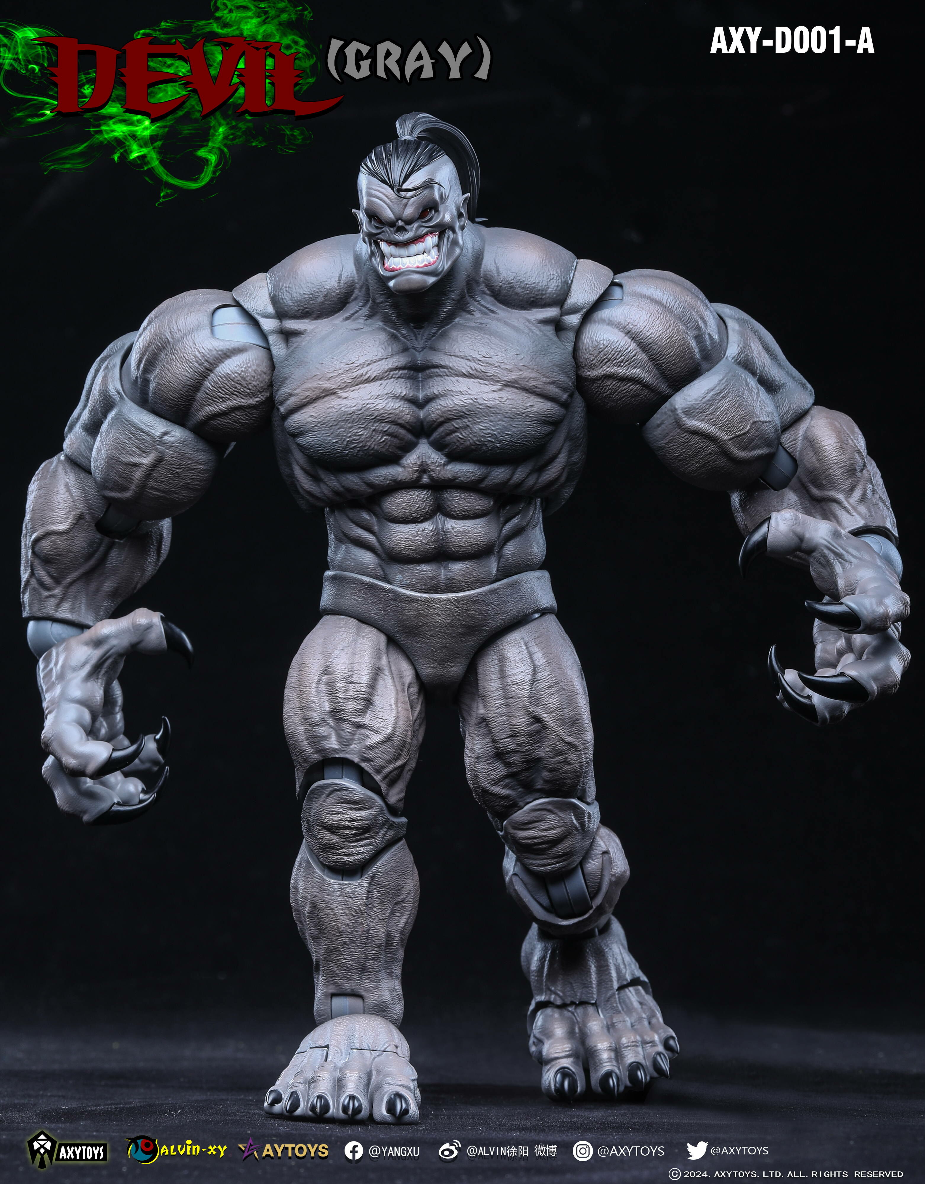 (2nd Payment) AXYTOYS 1/12 Grey Devil Action Figure (axy-d001A/B)