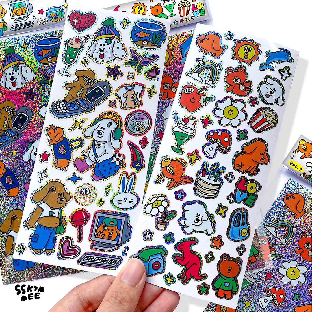 ssktmmee Sticker－Hologram Series (Thai Stationery Brand)