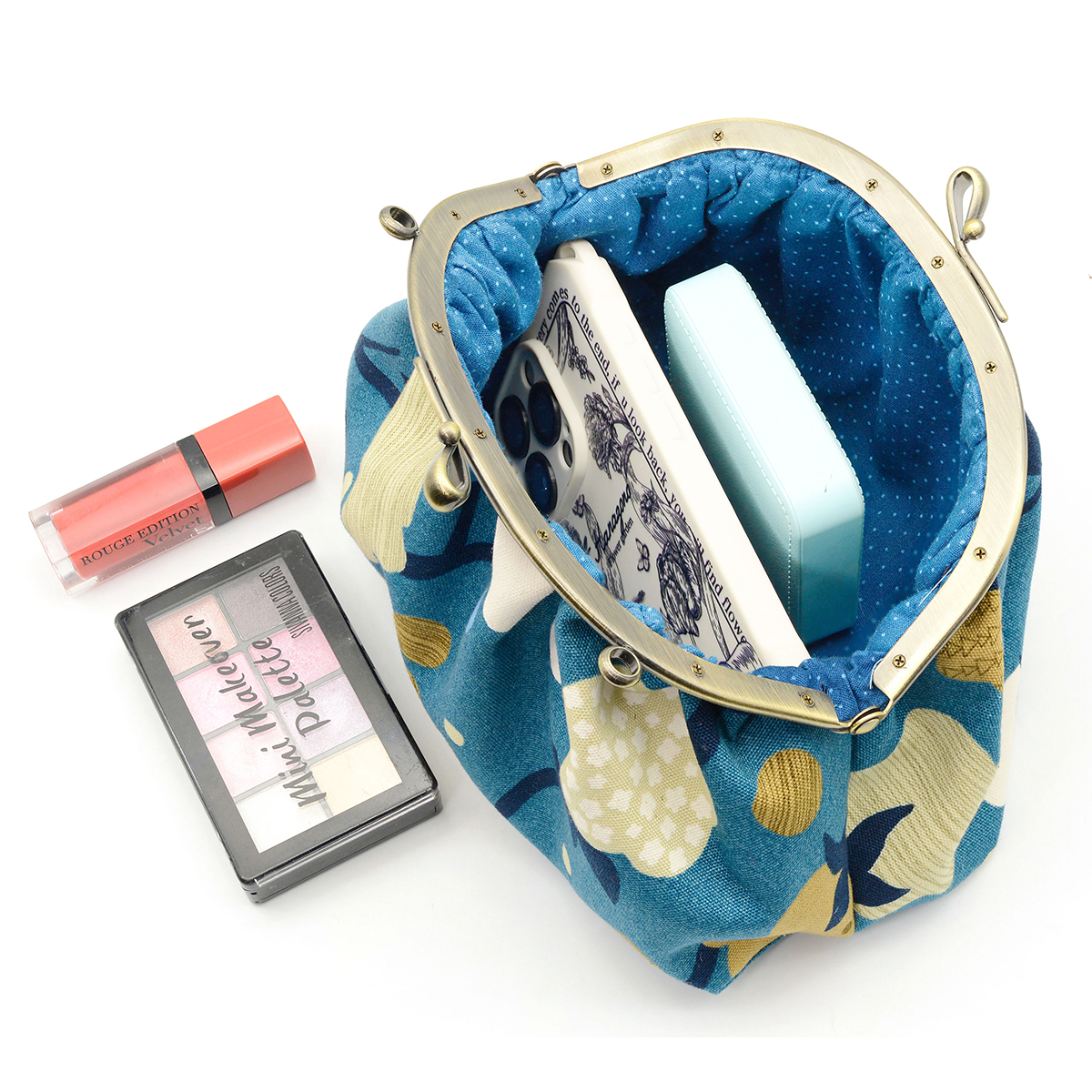 16.5公分半圓蝴蝶結口金_螺絲款【贈雲朵口金包紙型】