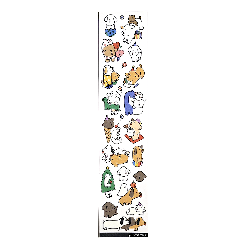 ssktmmee Clear Sticker－Gang (Thai Stationery Brand)