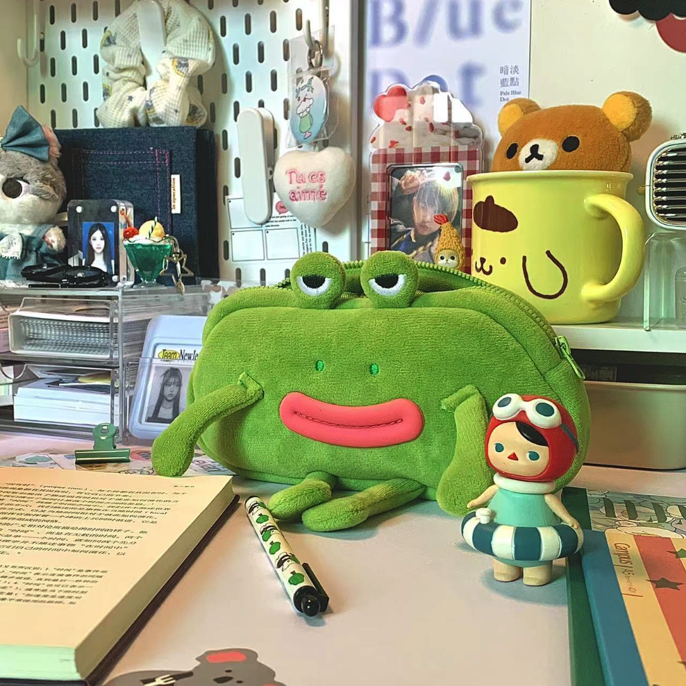 《33161》🐸青蛙呱呱呱筆袋/化妝包