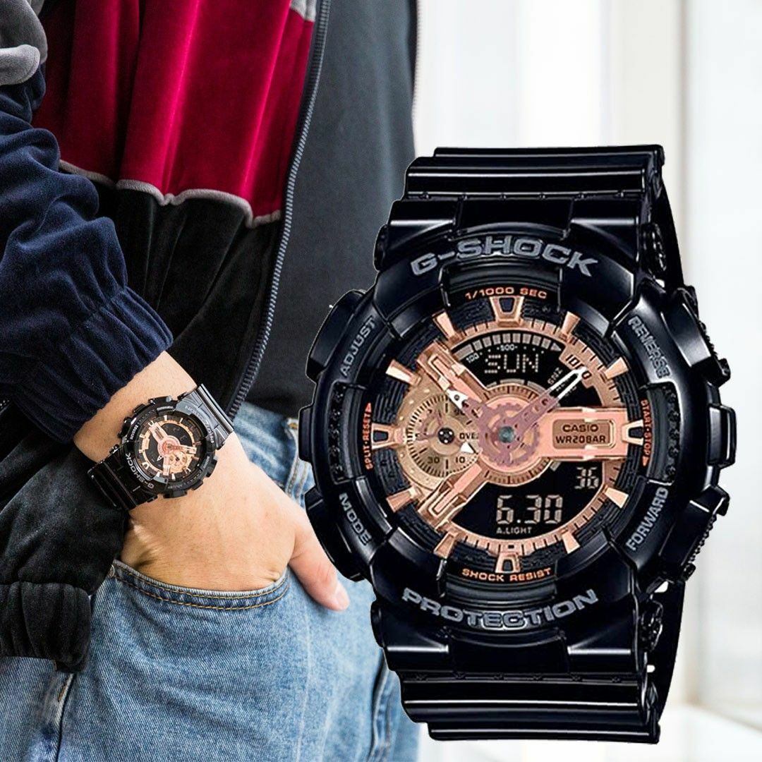 Casio G-Shock GA-110MMC-1A 玫瑰金色 手錶  (香港行貨)