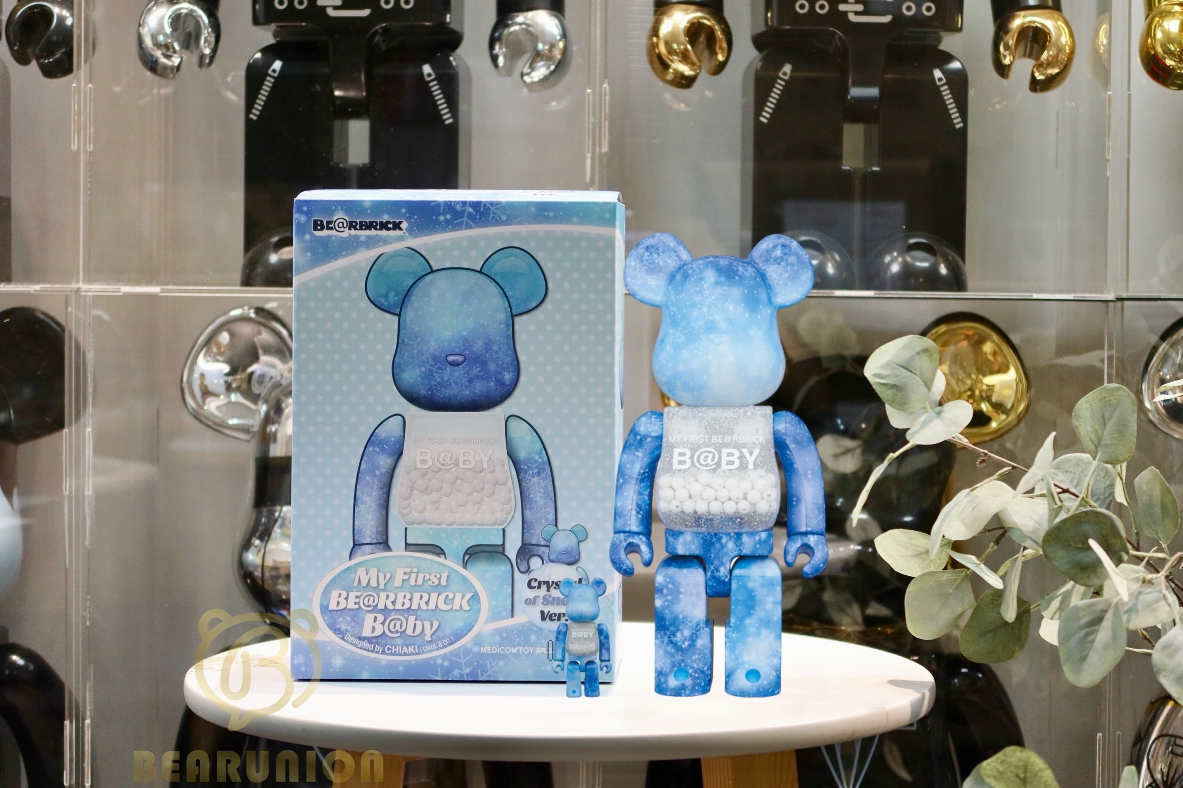 🥇現貨🥇Bearbrick 400% 100% B@BY CRYSTAL OF SNOW