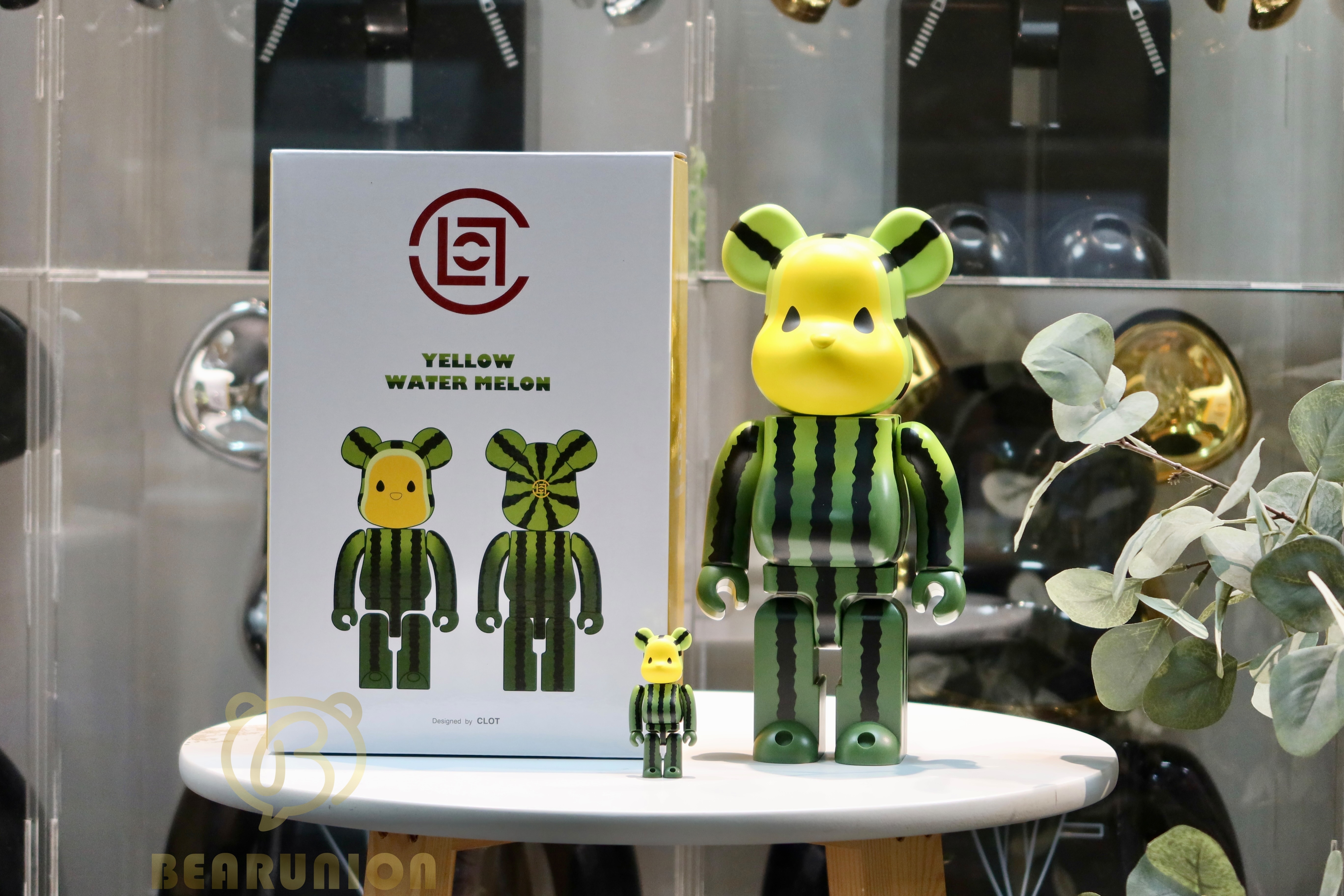 🥇現貨🥇Bearbrick 400% 100% clot watermelon