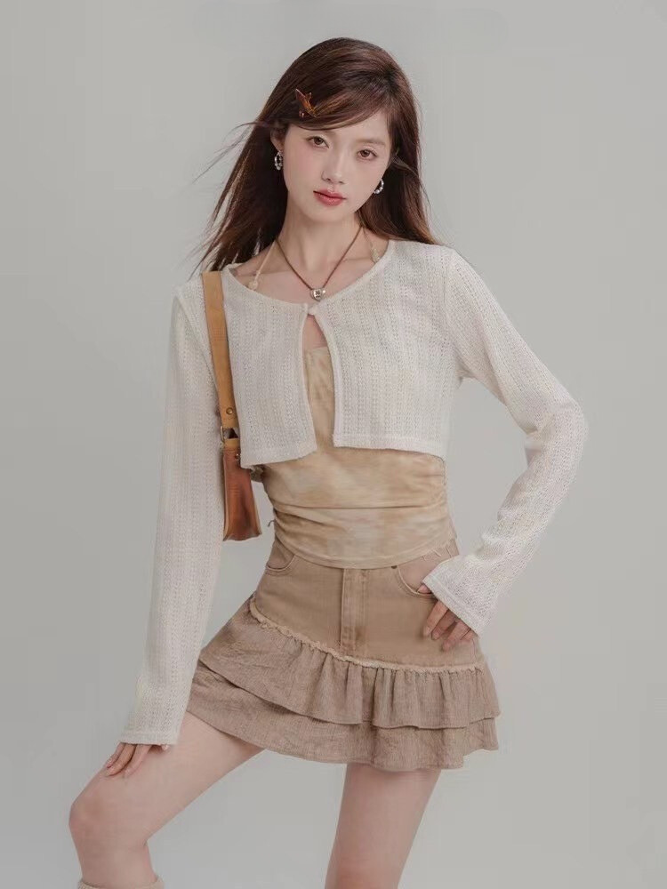 牛仔傘短裙(有內裏)