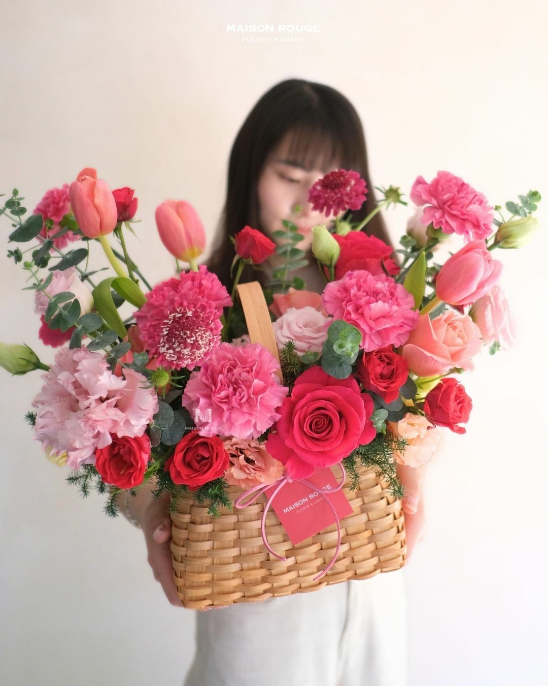 貳樓有花・大提籃・桃紅