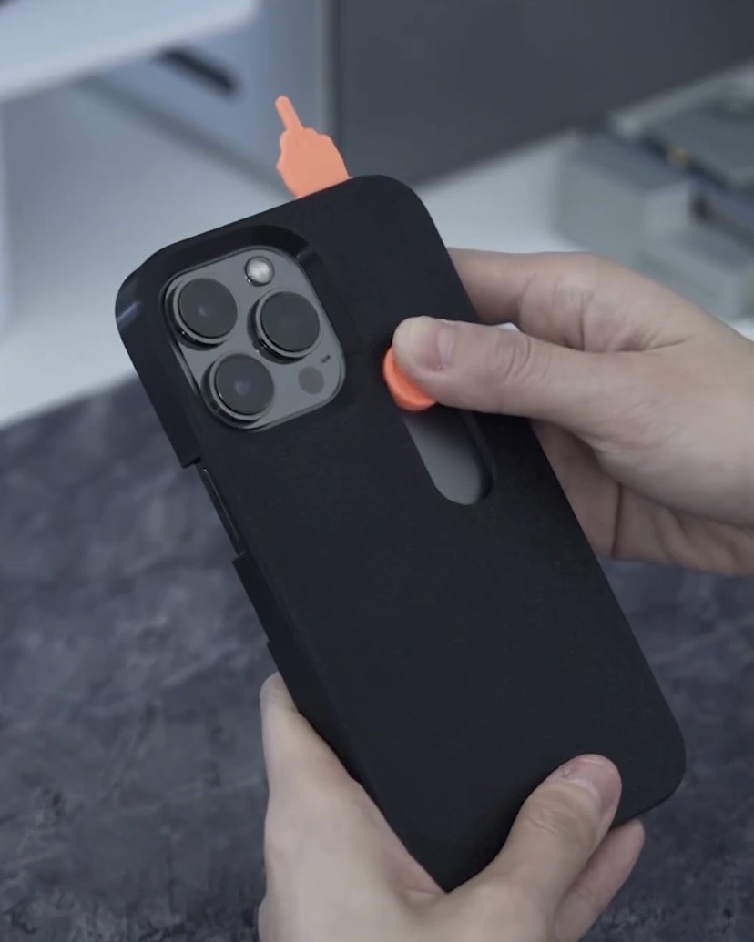 <新品任2件免運>推推 搞笑中指 3D列印 手機殼 三色 配件