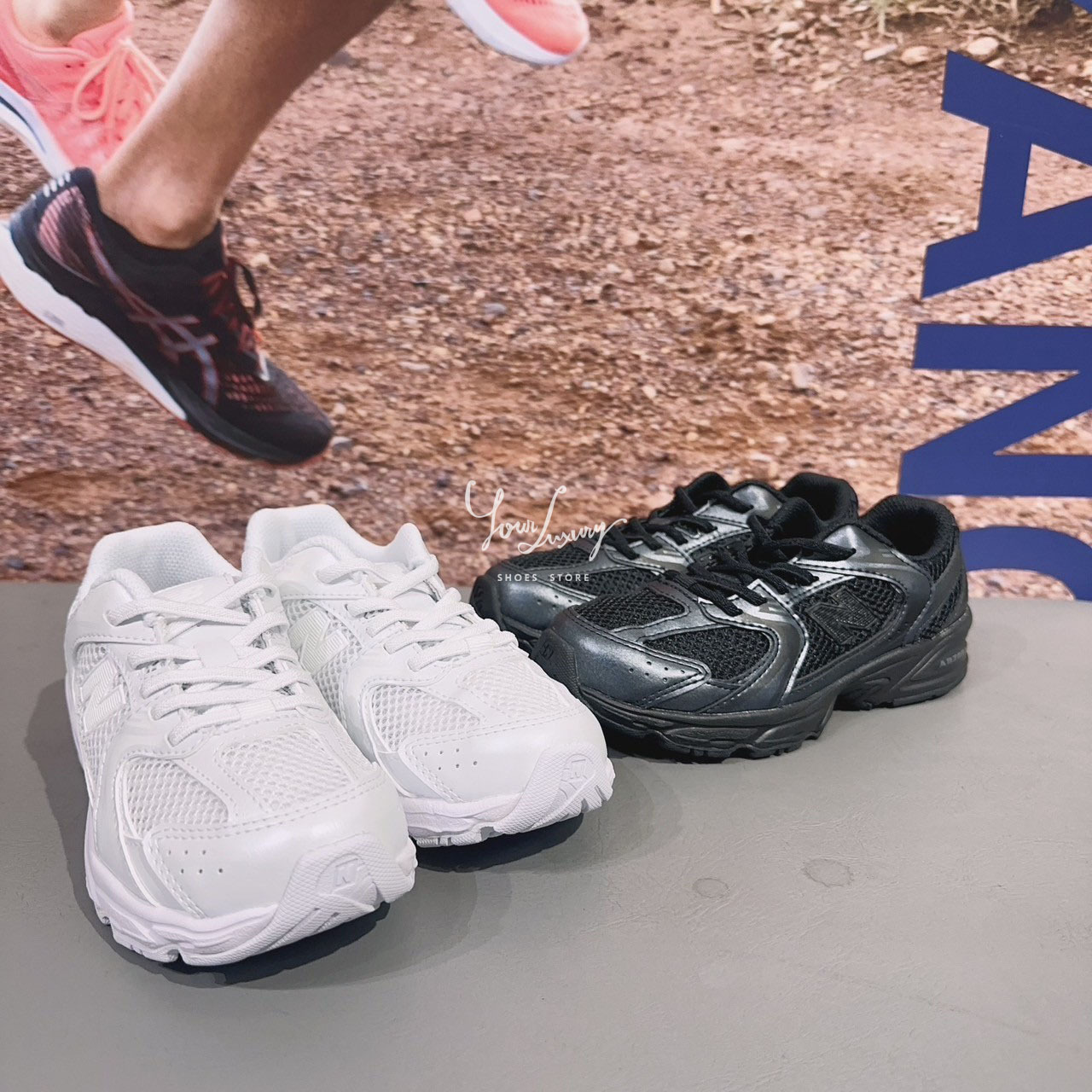 【Luxury】NEW BALANCE 530 兒童款 運動慢跑鞋 跑步鞋 中童 國小布鞋 球鞋 黑白兩色 男童 女童