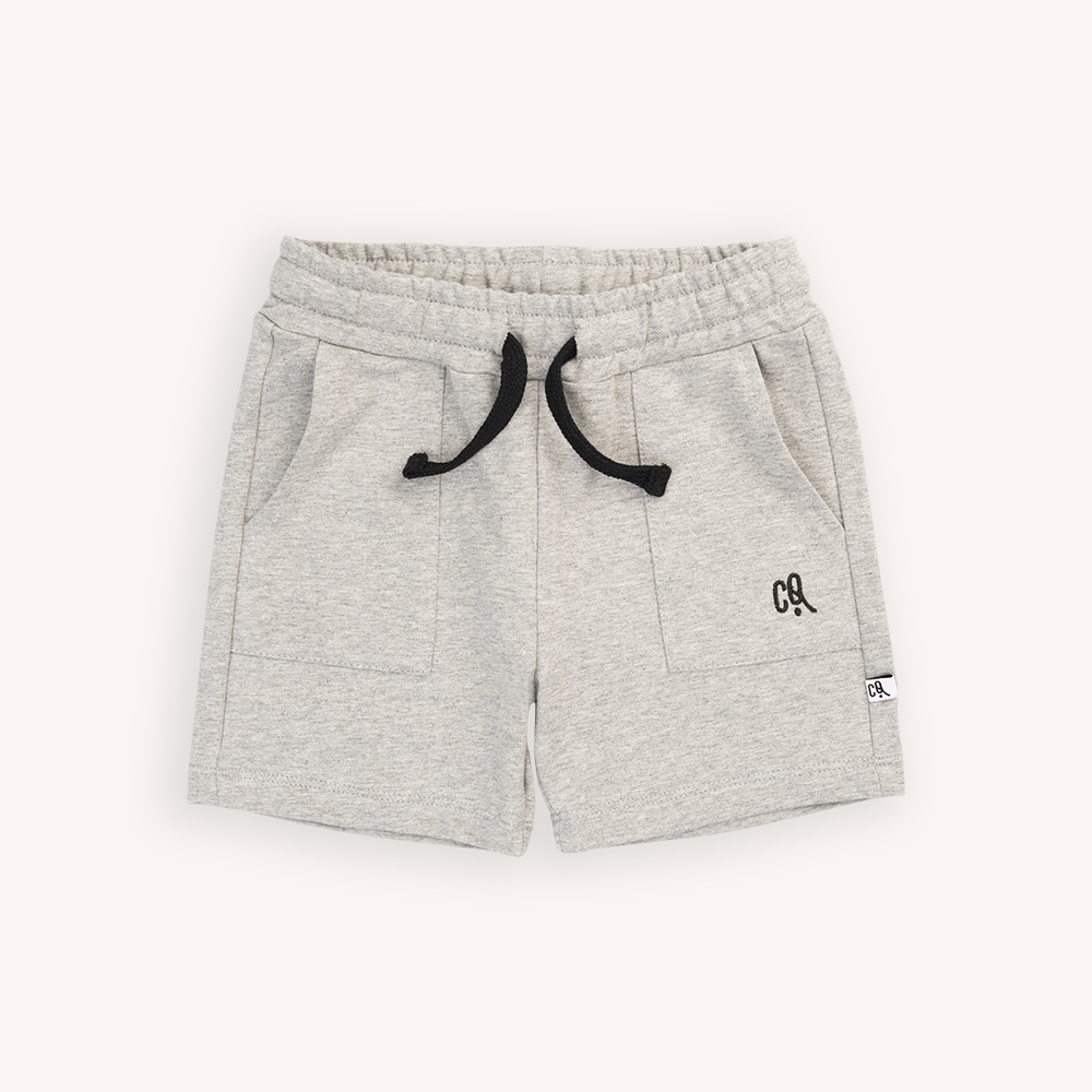 荷蘭CarlijnQ 有機棉質感休閒短褲 - Grey