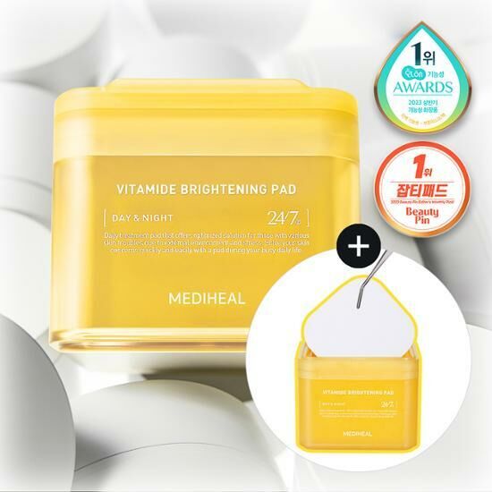 [SPECIAL OFFER] Mediheal Vitamide Brightening Pad [100PCS] [Olive Young Double Planning Set]