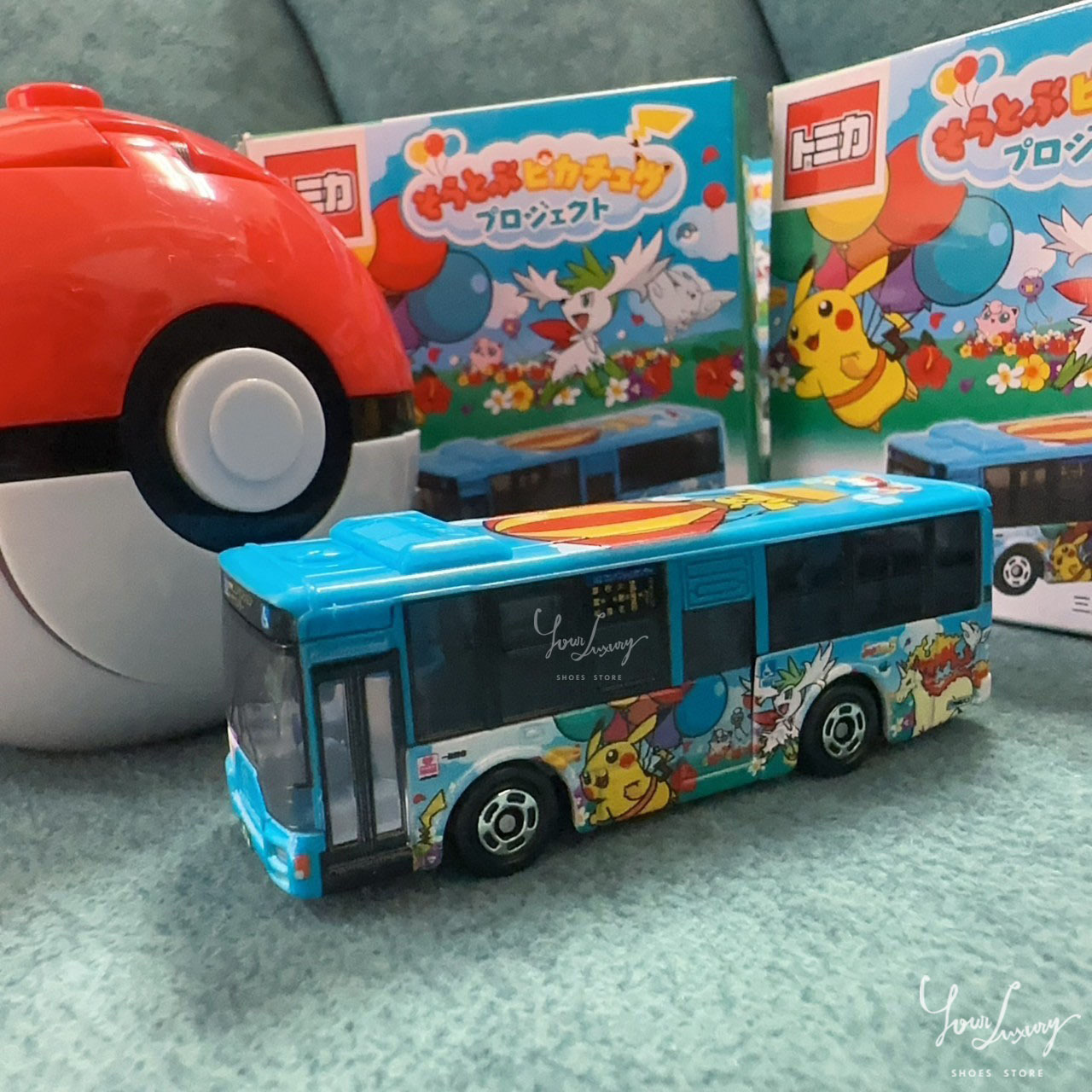 【Luxury】現貨 日本沖繩限定 Tomica Pokémon OKINAWA多美 寶可夢巴士 神奇寶貝 皮卡丘彩繪觀光巴士
