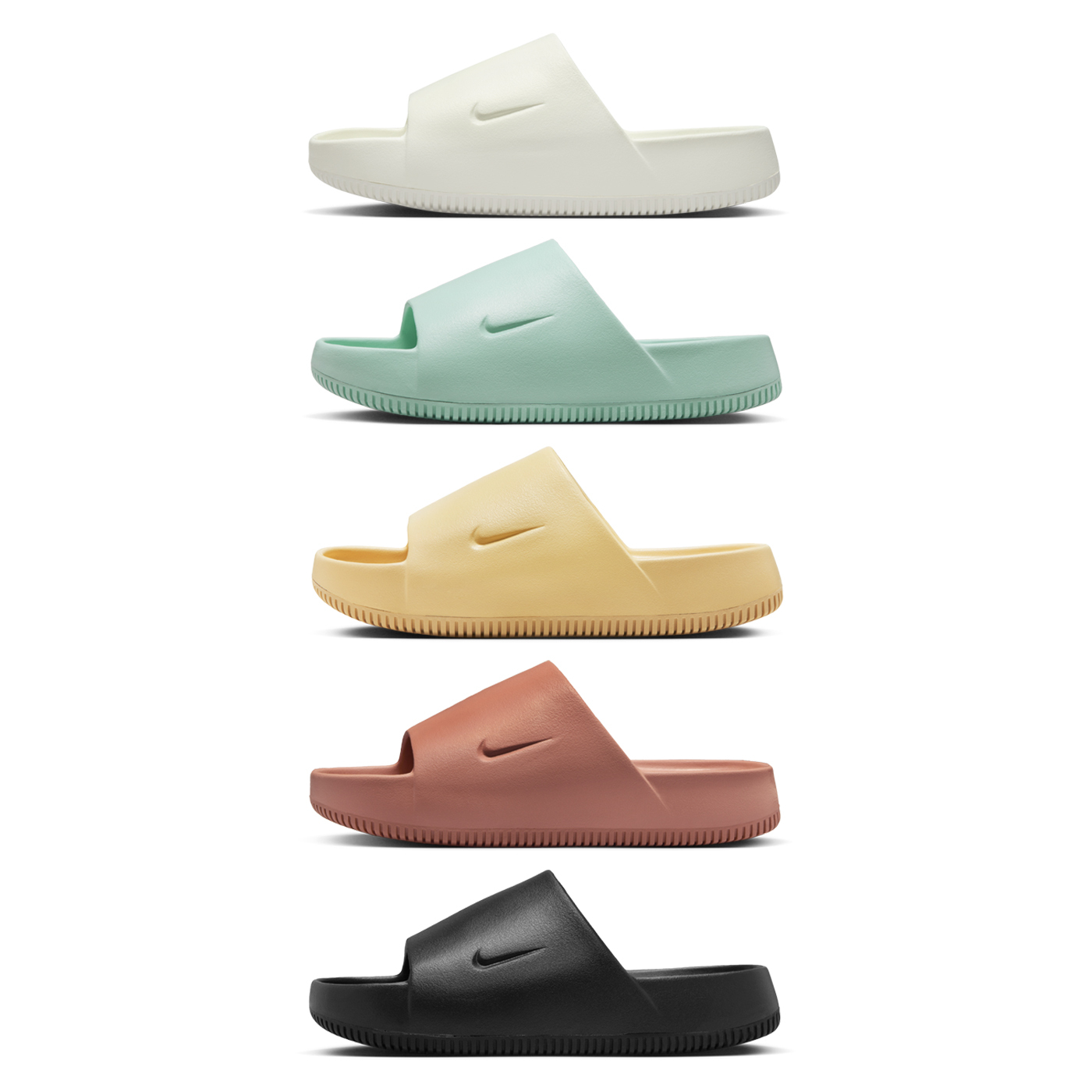 *特價商品無退換*女鞋 NIKE CALM SLIDE 白色 黑色 奶茶 蒂芬妮綠 粉橘 防水麵包拖鞋【DX4816】25SALE