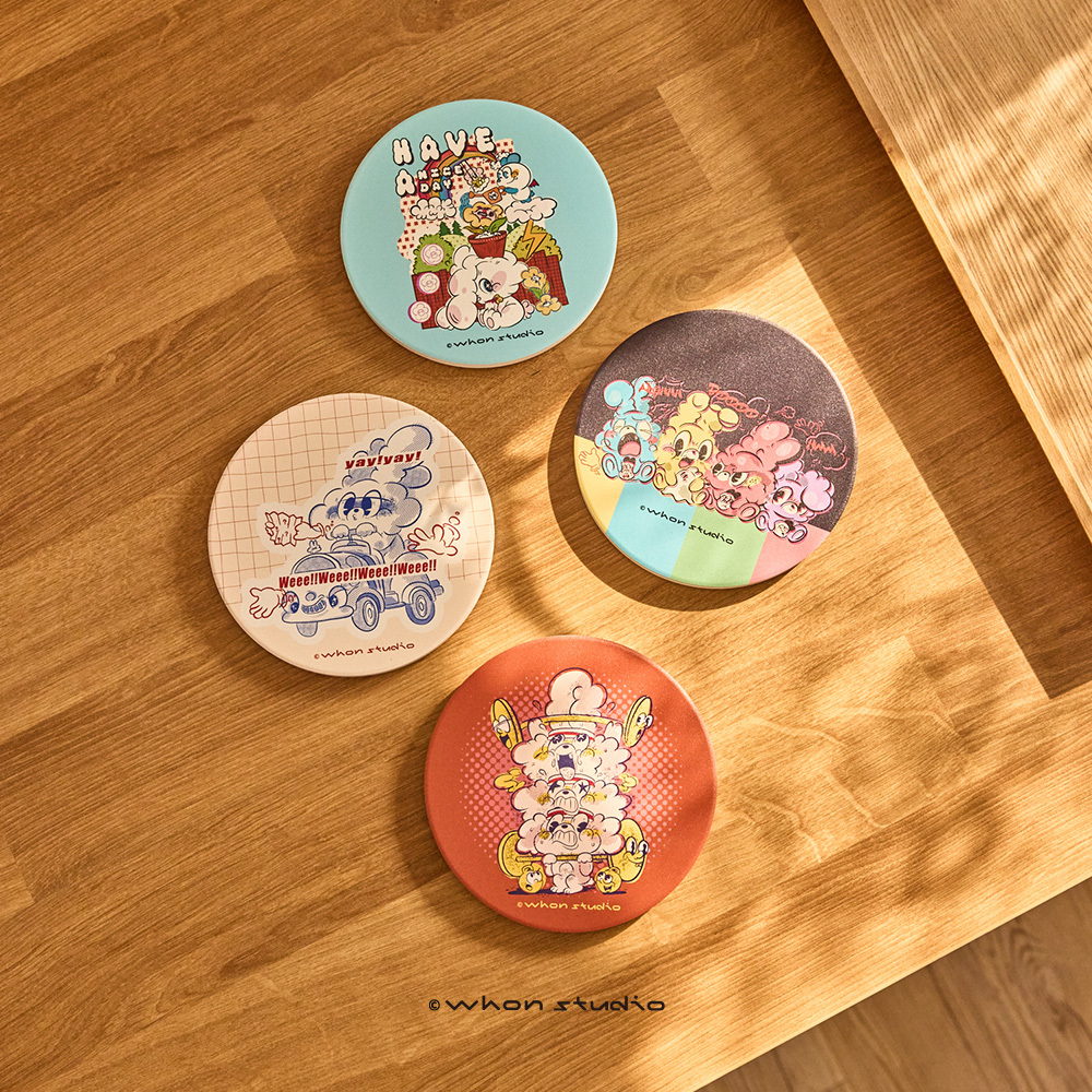 緩緩吸水杯墊 [共4款可選擇]