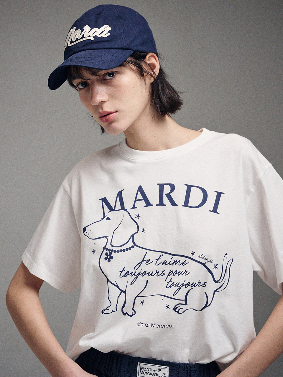 Mardi Mercredi TSHIRT SWING THE TAIL DDANJI FLOWER CHOKER