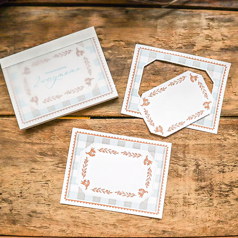 Keibunsha 2-way memo－Oak | **5 sheets**