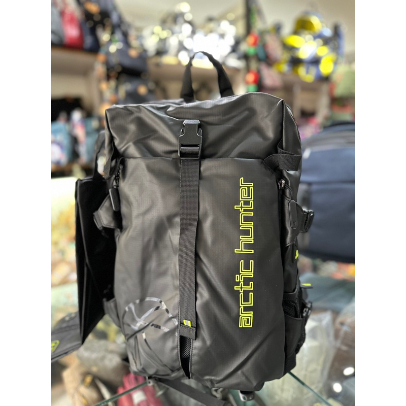 現貨 Arctic hunter 經典黑 多功能男用後背包 多功能電腦包 防潑水電腦包 男生後背包 #B00391