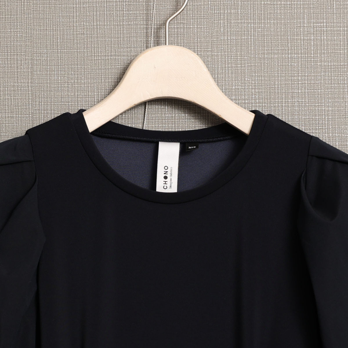 CHONO極簡高腰洋裝（深藍）