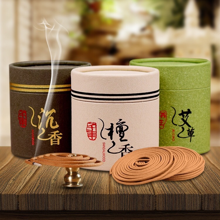 48片檀香/艾草盤香+鋼片