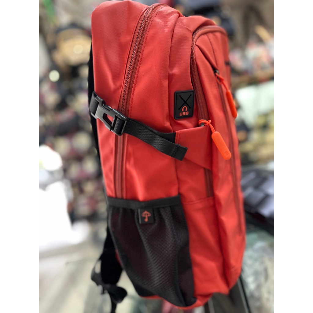 現貨 Arctic hunter 柳橙橘 多功能男用後背包 多功能電腦包 防潑水電腦包 男生後背包 #B00387
