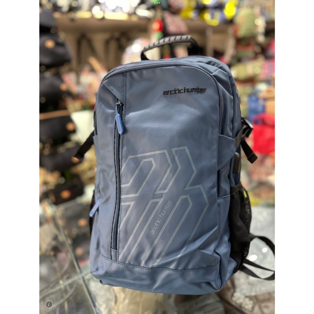 現貨 Arctic hunter 海軍藍 多功能男用後背包 多功能電腦包 防潑水電腦包 男生後背包 #B00387