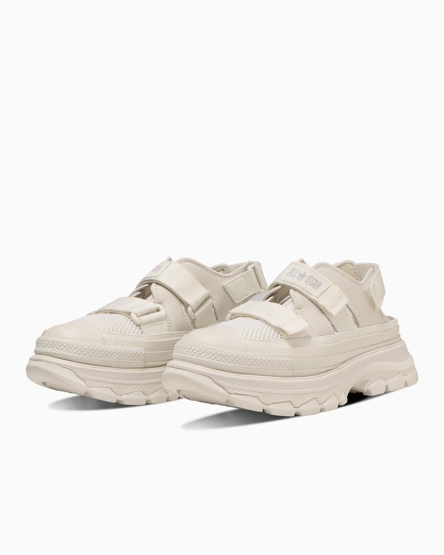 限時特價預購┃CONVERSE ALL STAR Ⓡ TREKWAVE SANDAL OX 網布 米色 厚底 涼鞋