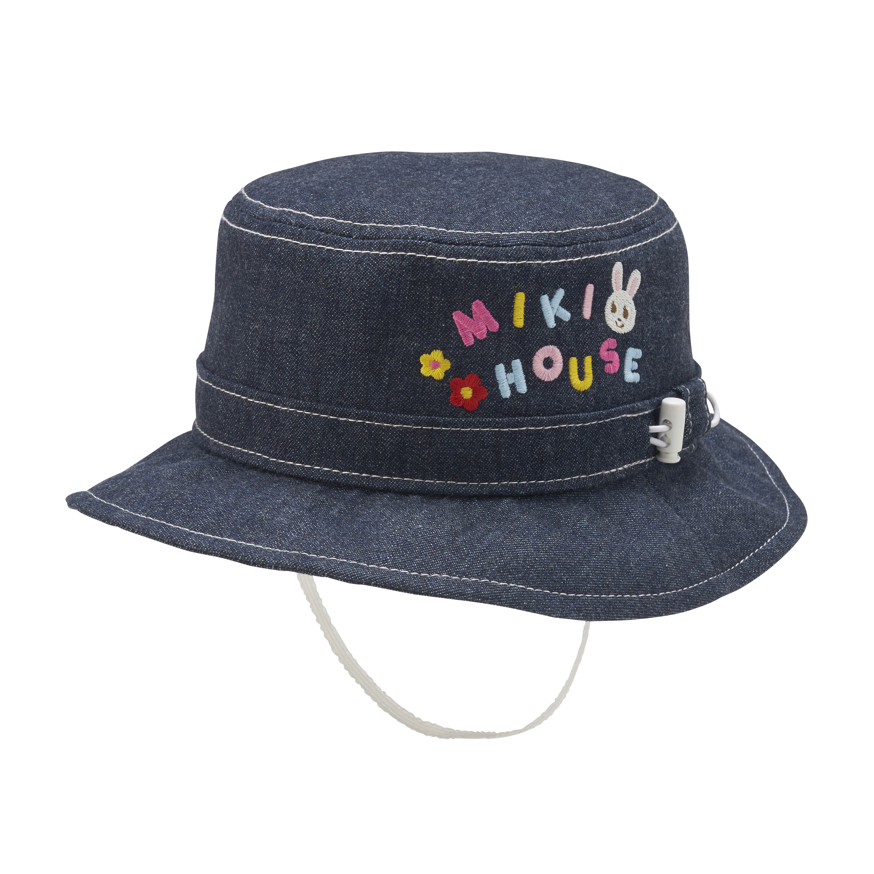 抗UV 舞颯兔牛仔漁夫帽-靛藍