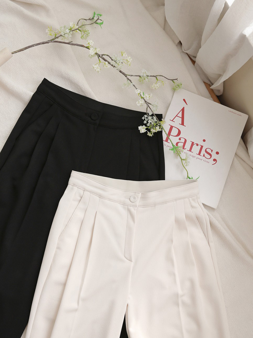 [現貨]Skadi 螞蟻腰打摺休閒褲 [ 2色 / S,M,L,XL ]