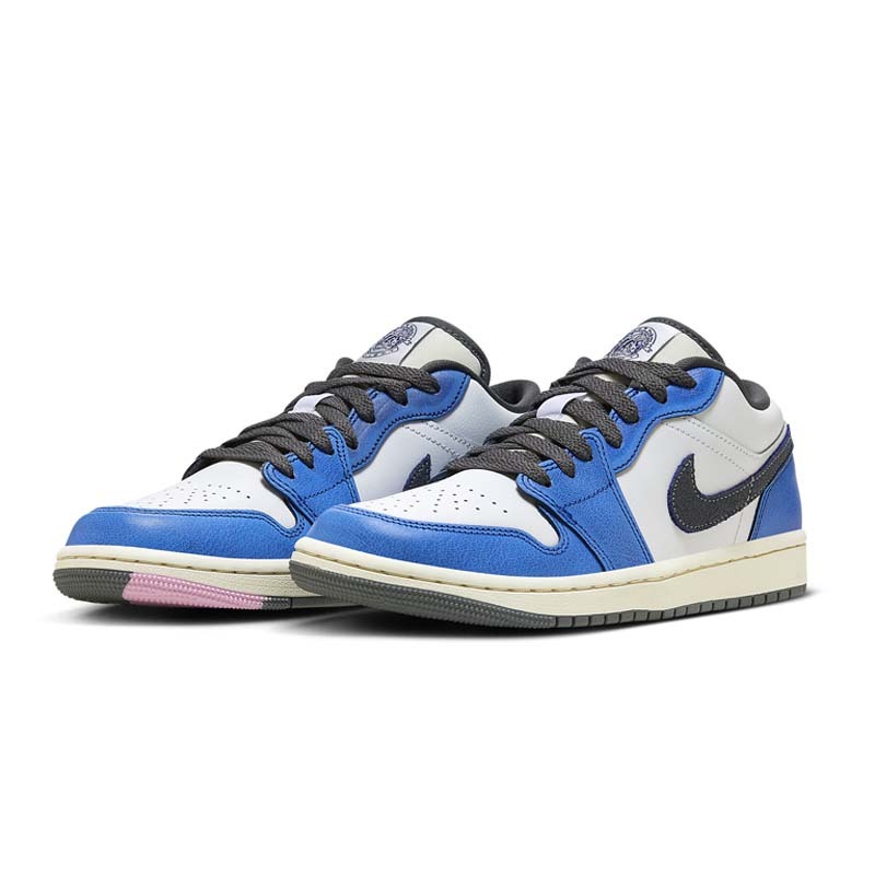 Onoglish x Air Jordan 1 Low SE "Flight"小野比利 聯名款 白皇家藍 休閒鞋 女鞋 男女段 FV8439-104 [台灣現貨]