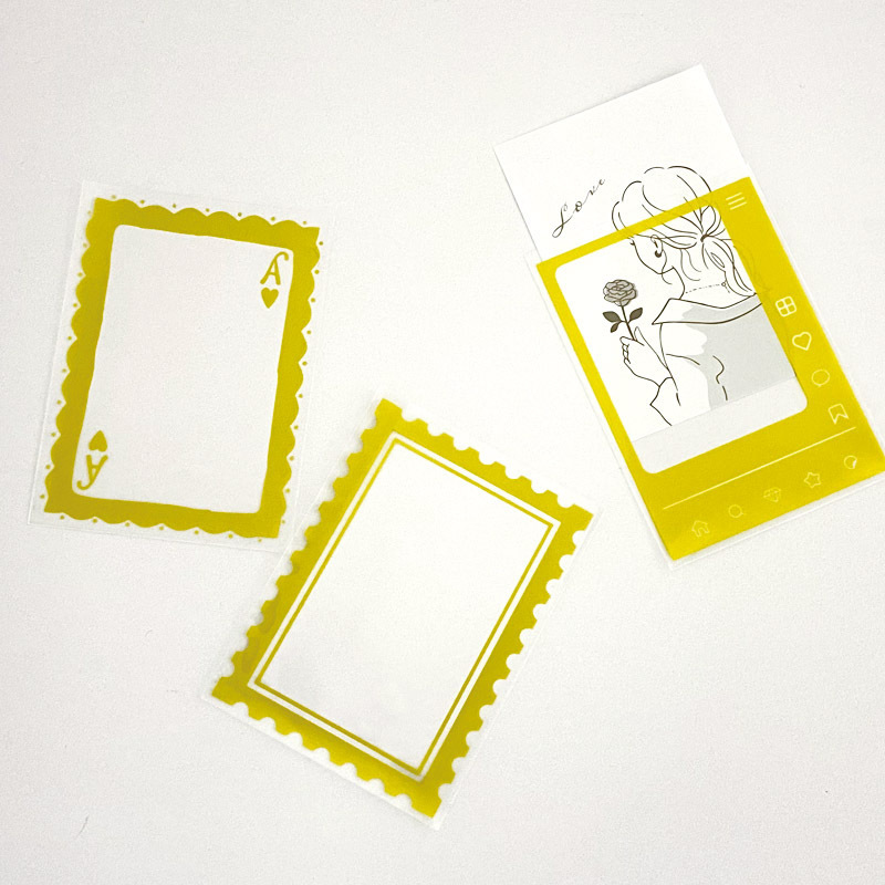 OSHIIRO偶像小卡保護套/金 20入