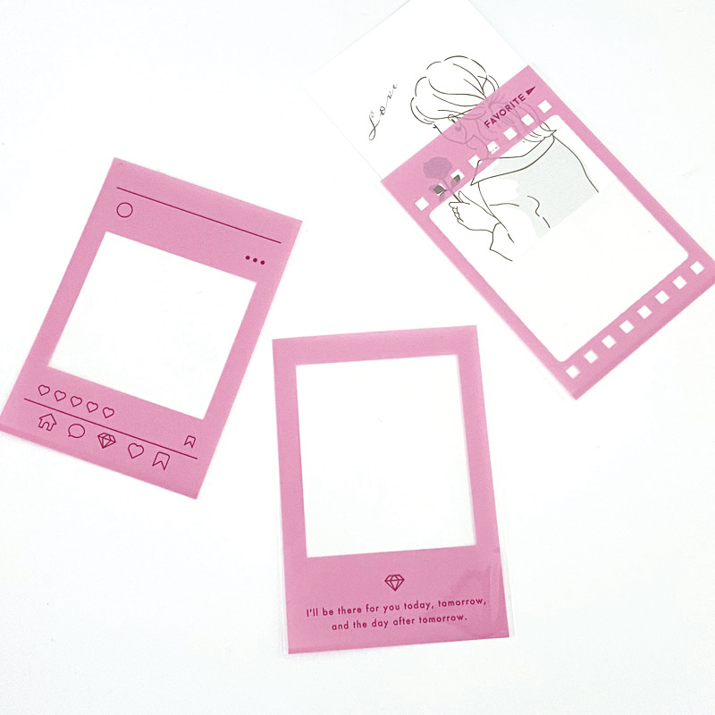 OSHIIRO偶像小卡保護套/紫 20入