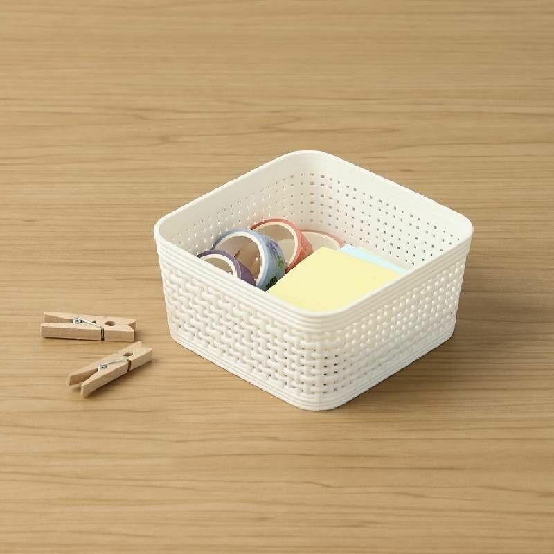 小物收納盒/正方形 12.2x6x12.2cm 2入