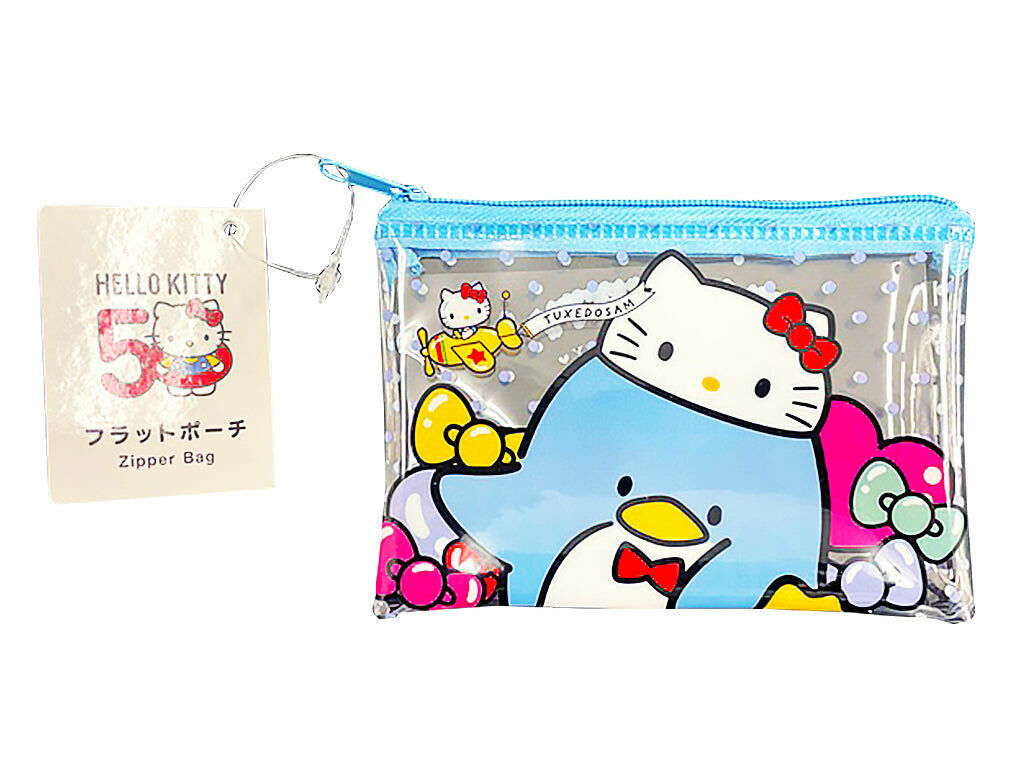 Hello Kitty 50週年小物收納袋/山姆企鵝