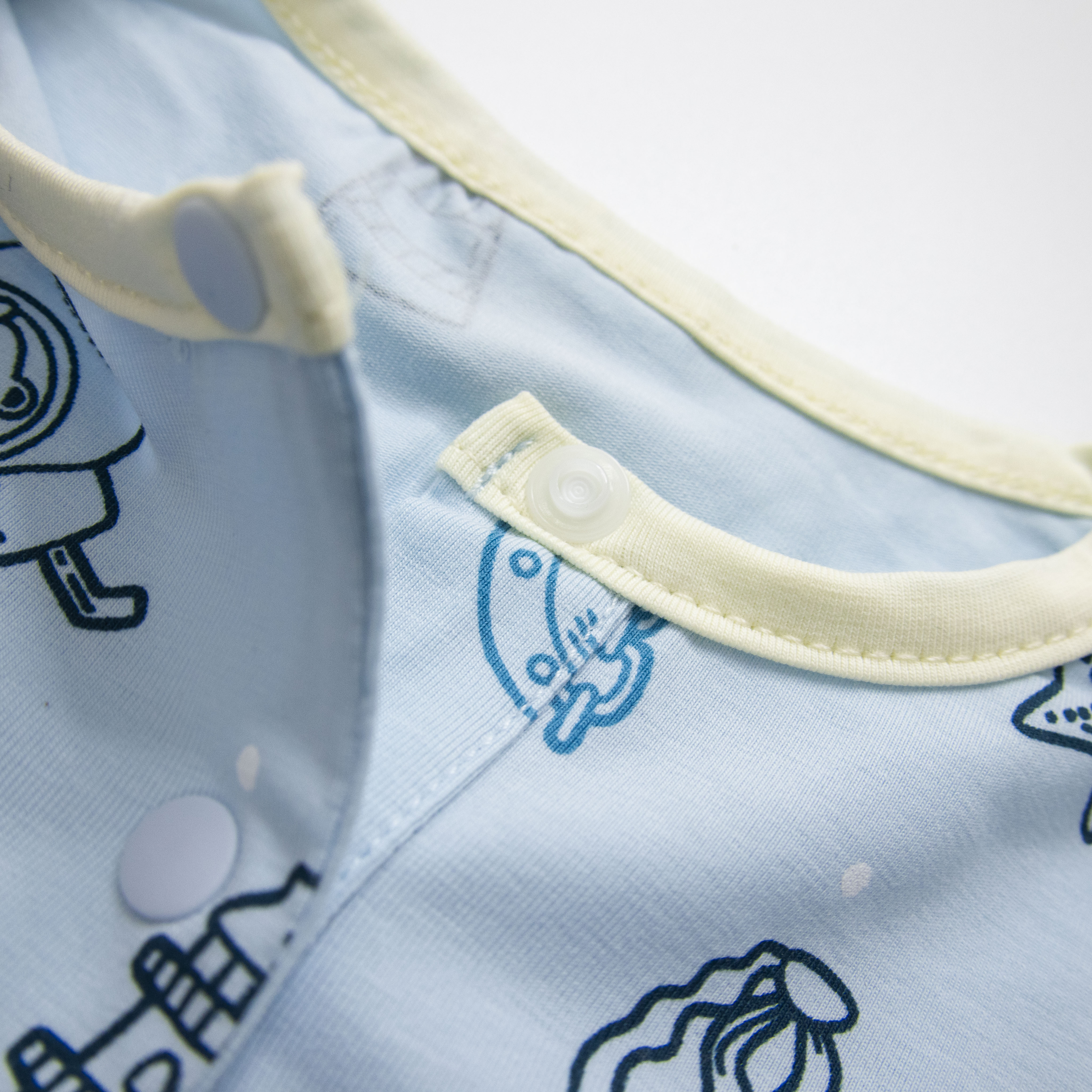 【JB1037】海洋世界。霜柔棉短袖爬服/連身衣