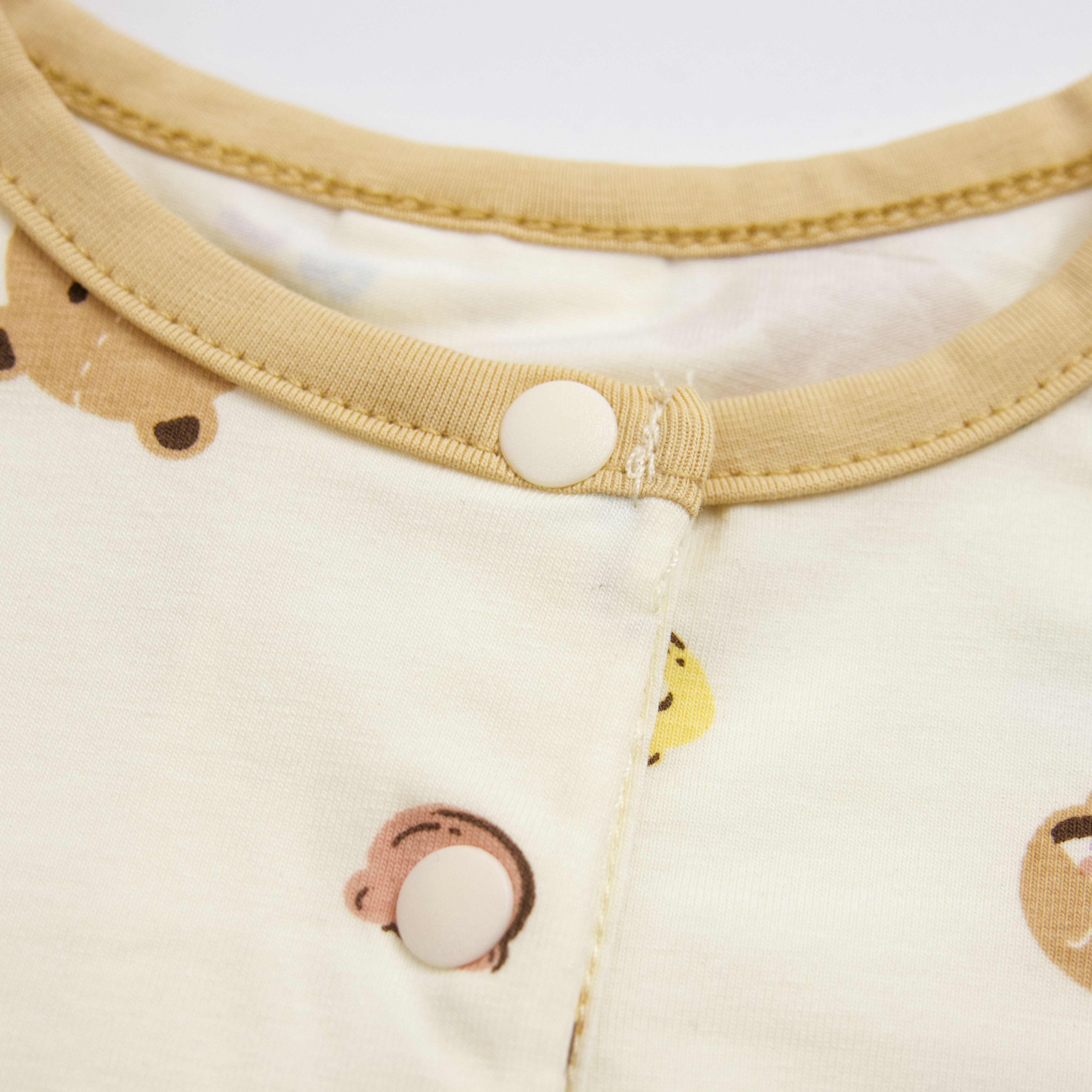 【JB1033】彩虹麥片。霜柔棉短袖爬服/連身衣