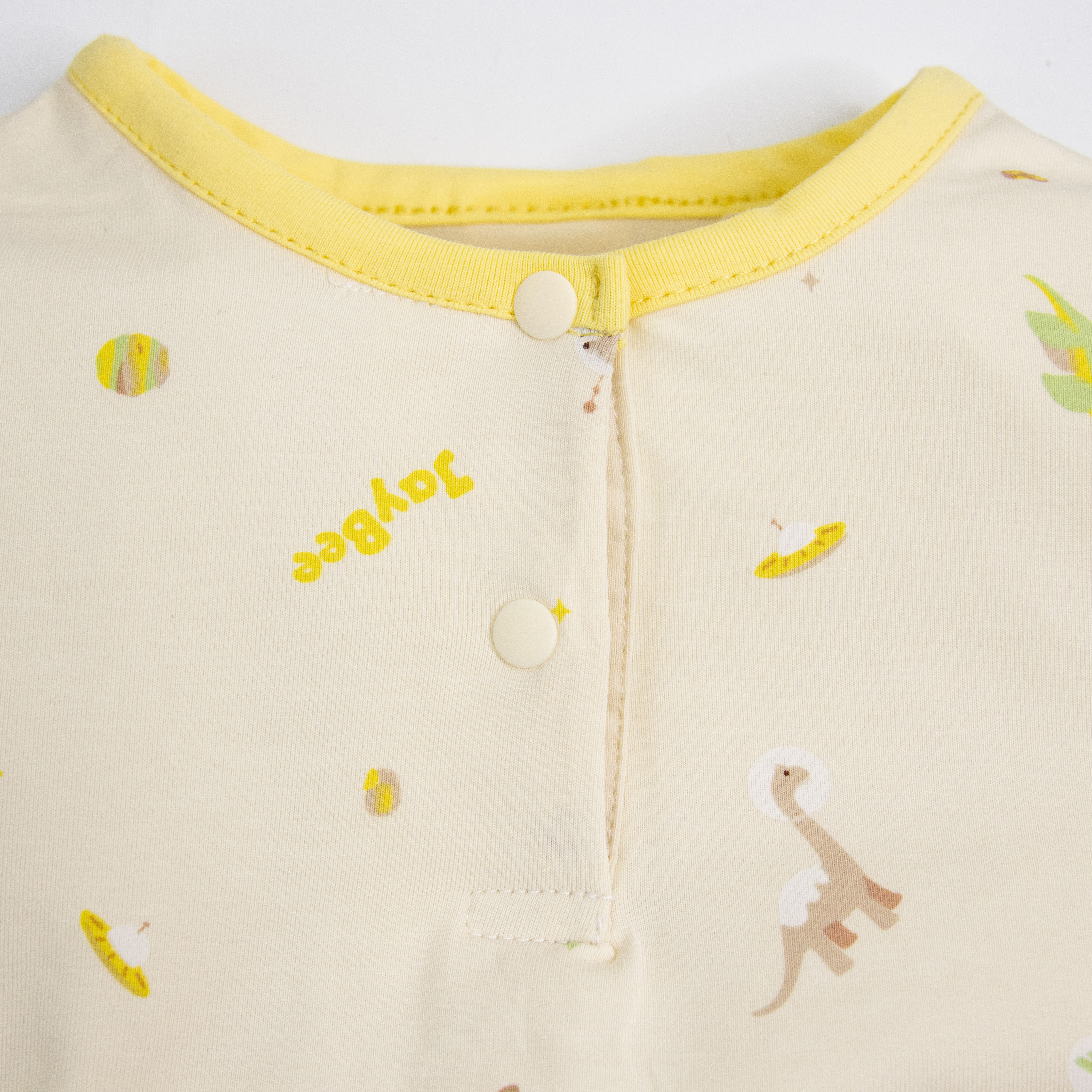 【JB1039】太空恐龍。霜柔棉短袖爬服/連身衣