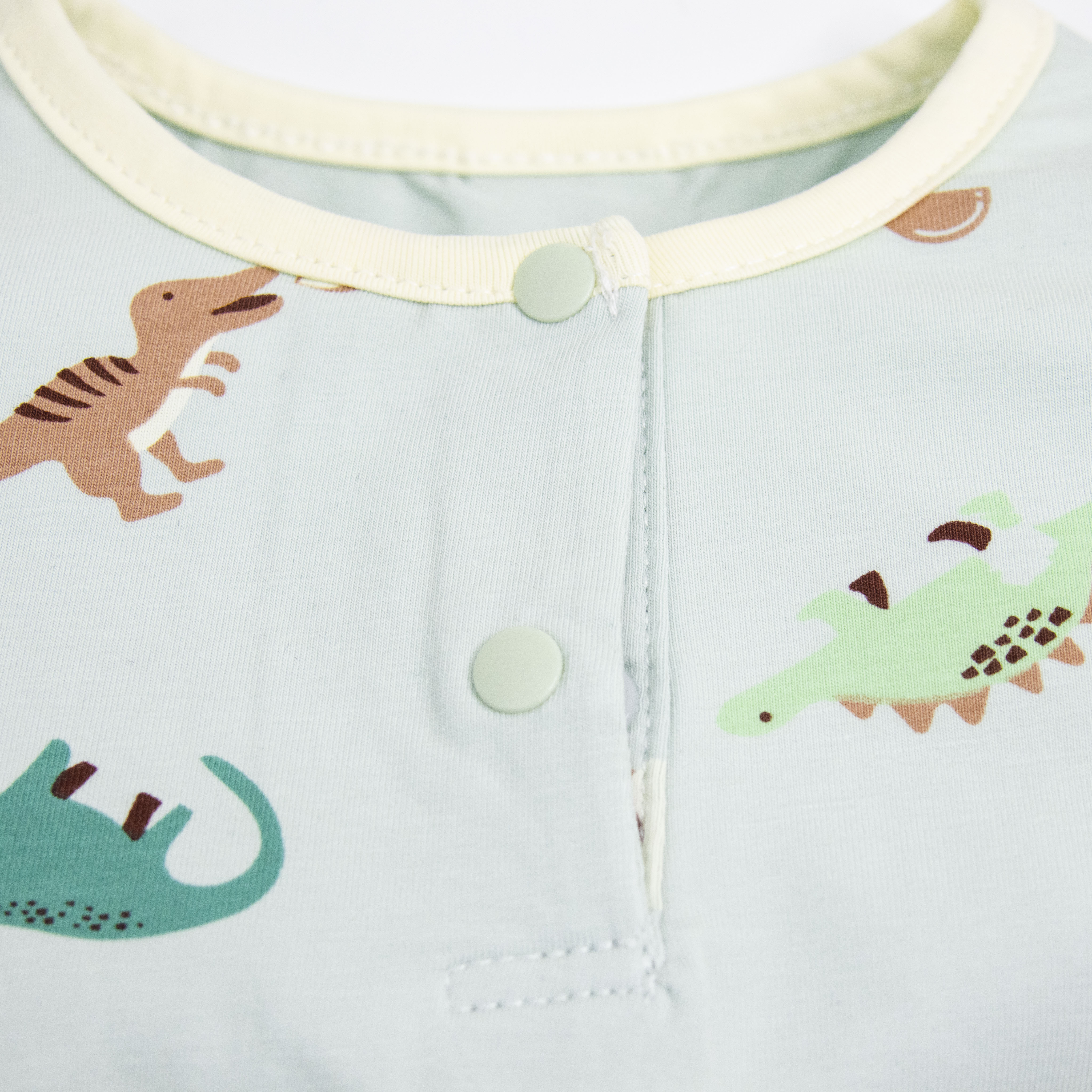 【JB1034】恐龍樂園。霜柔棉短袖爬服/連身衣