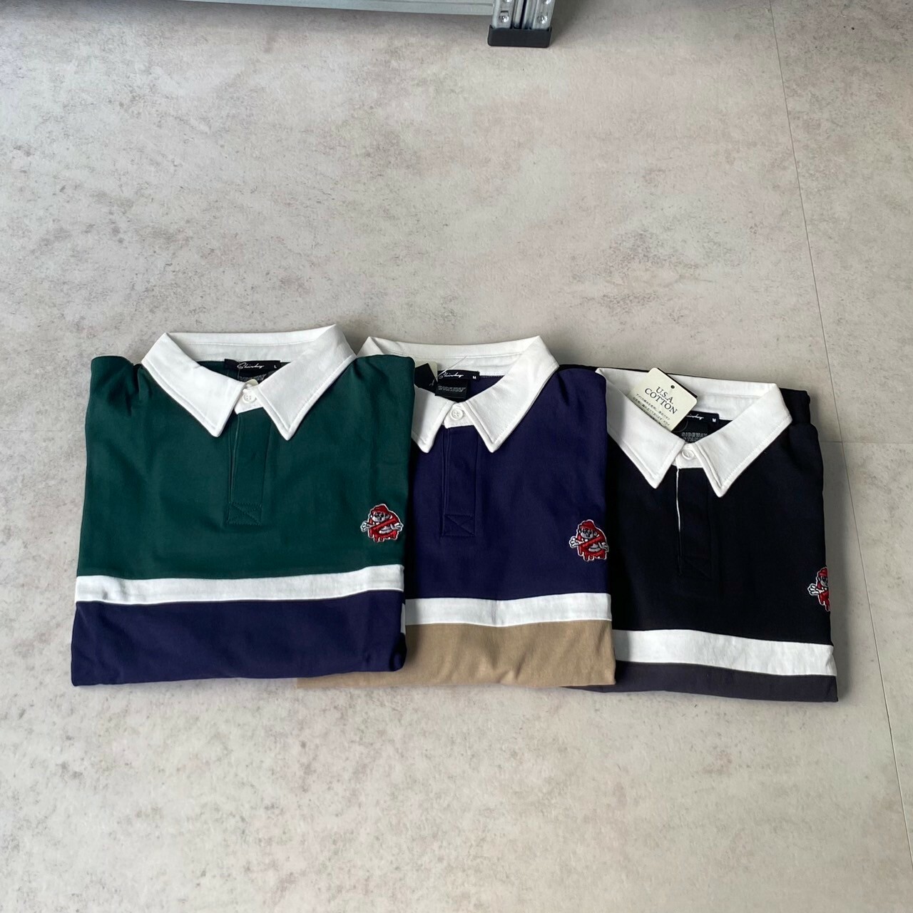 Sideway Stance 紅帽男孩刺繡POLO衫 SIDE23-084