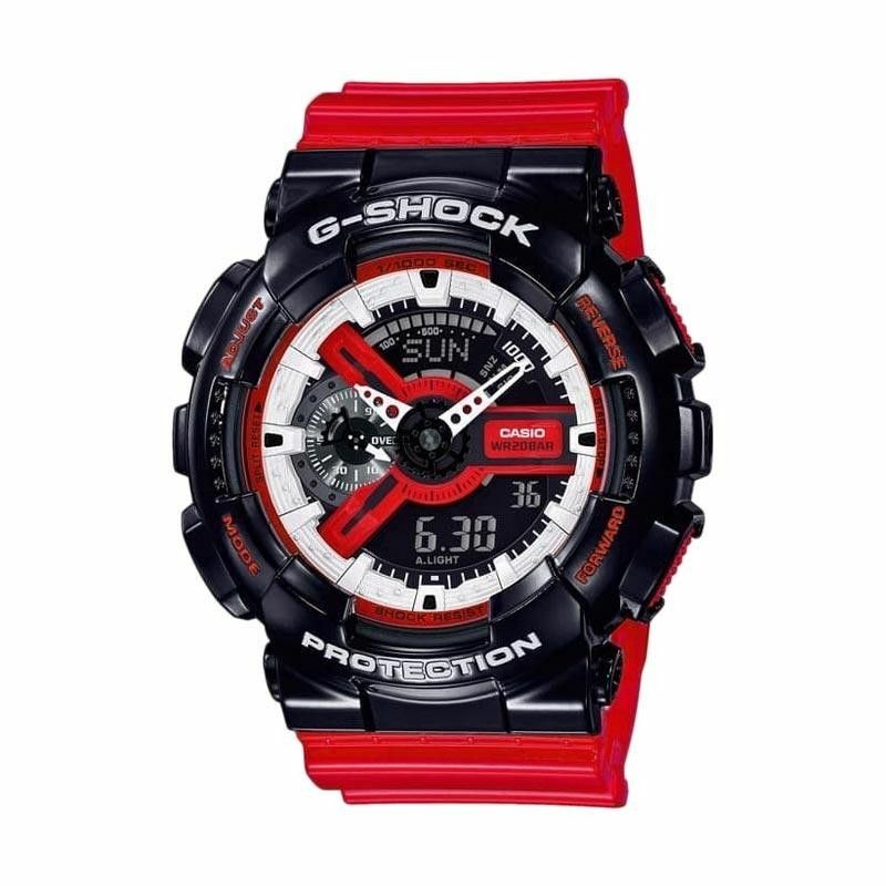 Casio G-Shock GA-110RB-1A 黑白紅 運動手錶  (香港行貨)