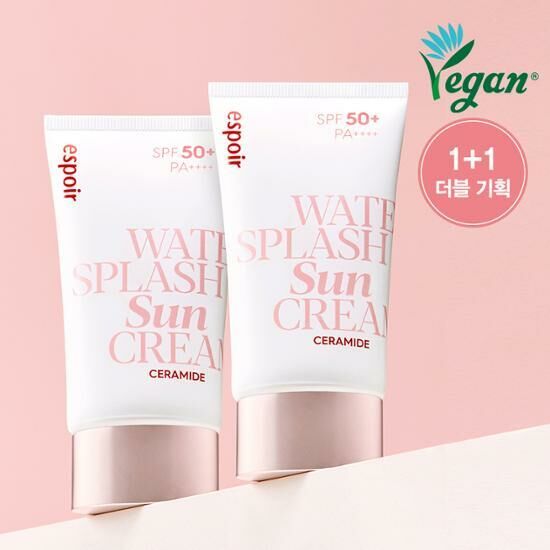 eSpoir Water Splash Sun Cream Ceramide SPF50+PA+++ 60ml [Olive Young Double Planning Set]