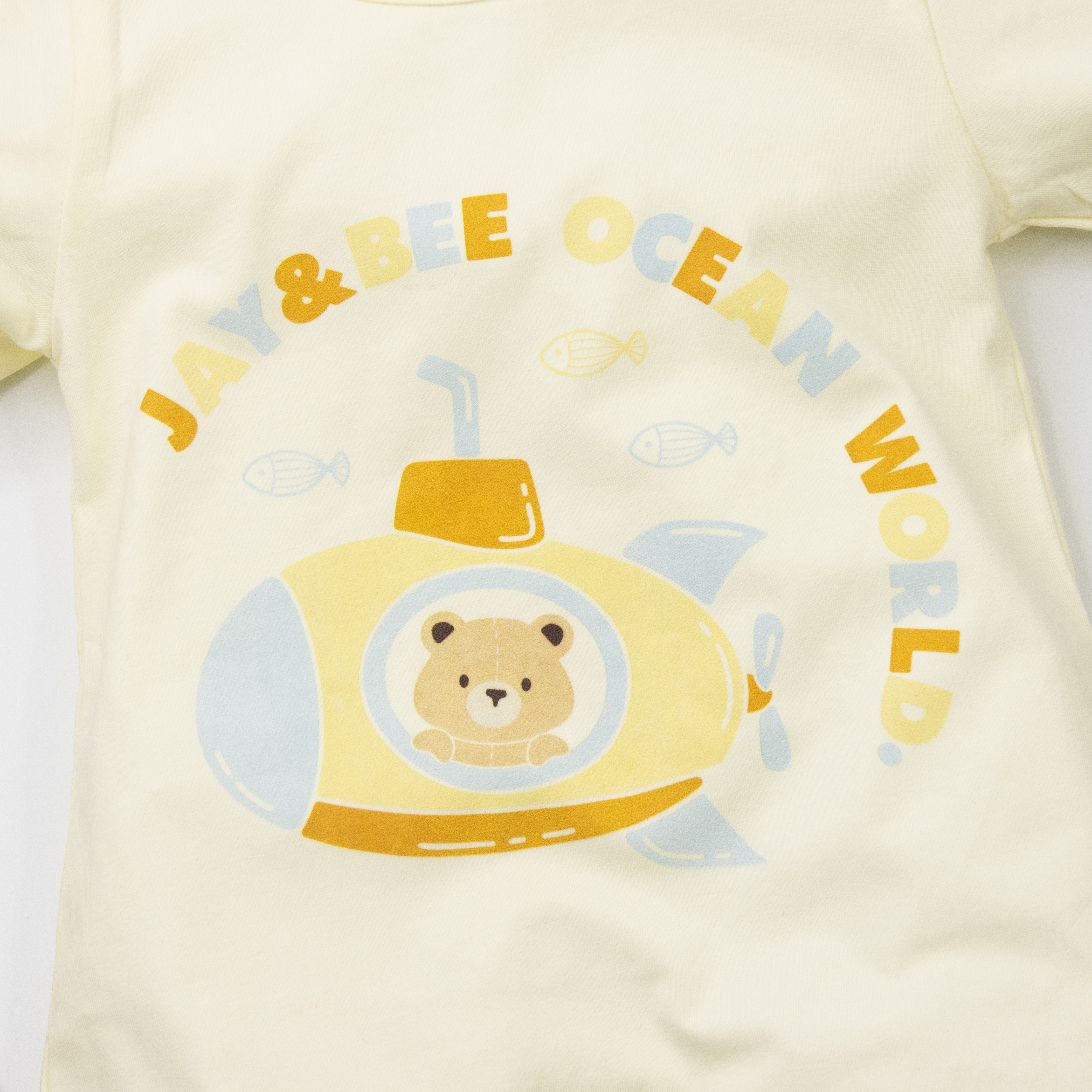 【JB1013】捷比熊潛水艇。霜柔棉長袖連身衣/爬服