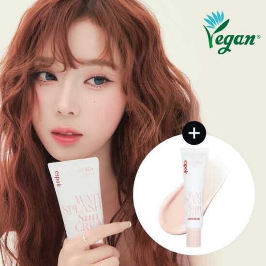 [01/08 - 28/08] eSpoir Water Splash Sun Cream Ceramide SPF50+PA+++ 60ml [Olive Young Planning Set]