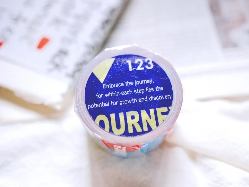 Sonia．Color Block Text 3.5cm單光紙膠帶 <整捲/分裝>