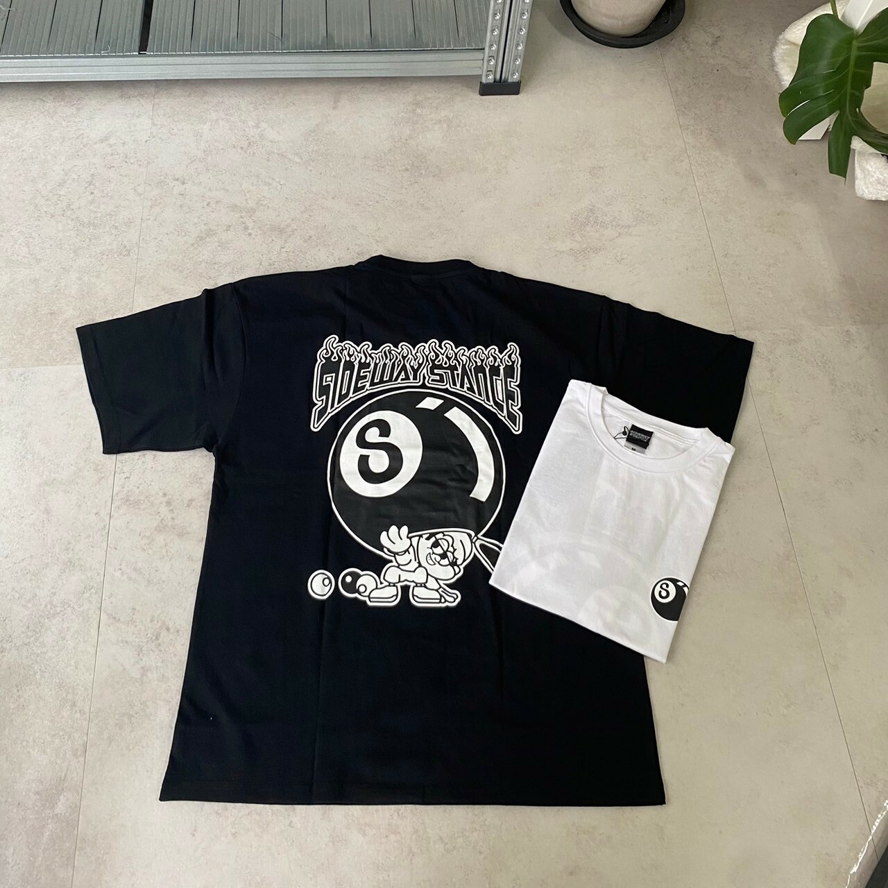 Sideway Stance印刷短Tee SIDE23-119