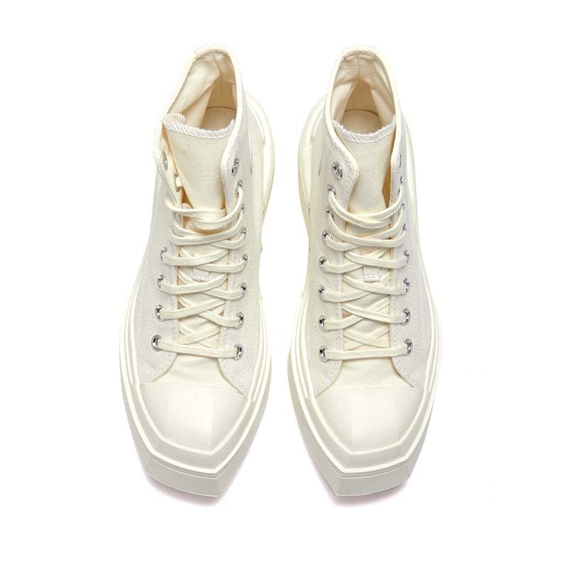 CONVERSE CHUCK 70 DE LUXE WEDGE HI 白高筒厚底鞋女鞋-A06479C