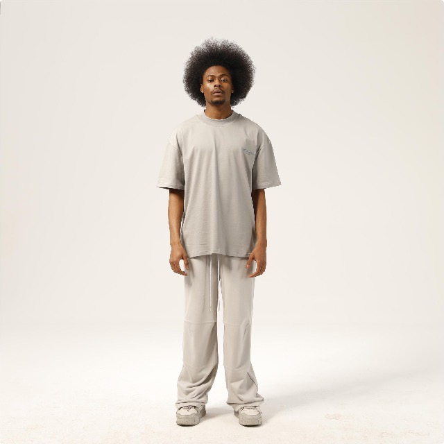 陳冠希 Clot INNERSECT X JERRY LORENZO 三生萬物 ESSENTIAL FOG 闊腿針織長褲 美式街頭 舒適 休閒長褲 純色 男女同款 INN24SSBPT051*