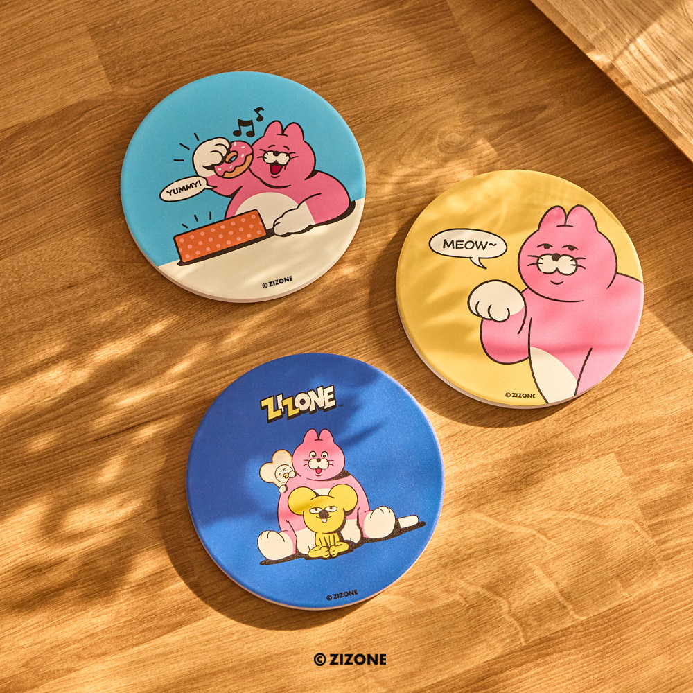 ZIZONE吸水杯墊[共3款可選擇]