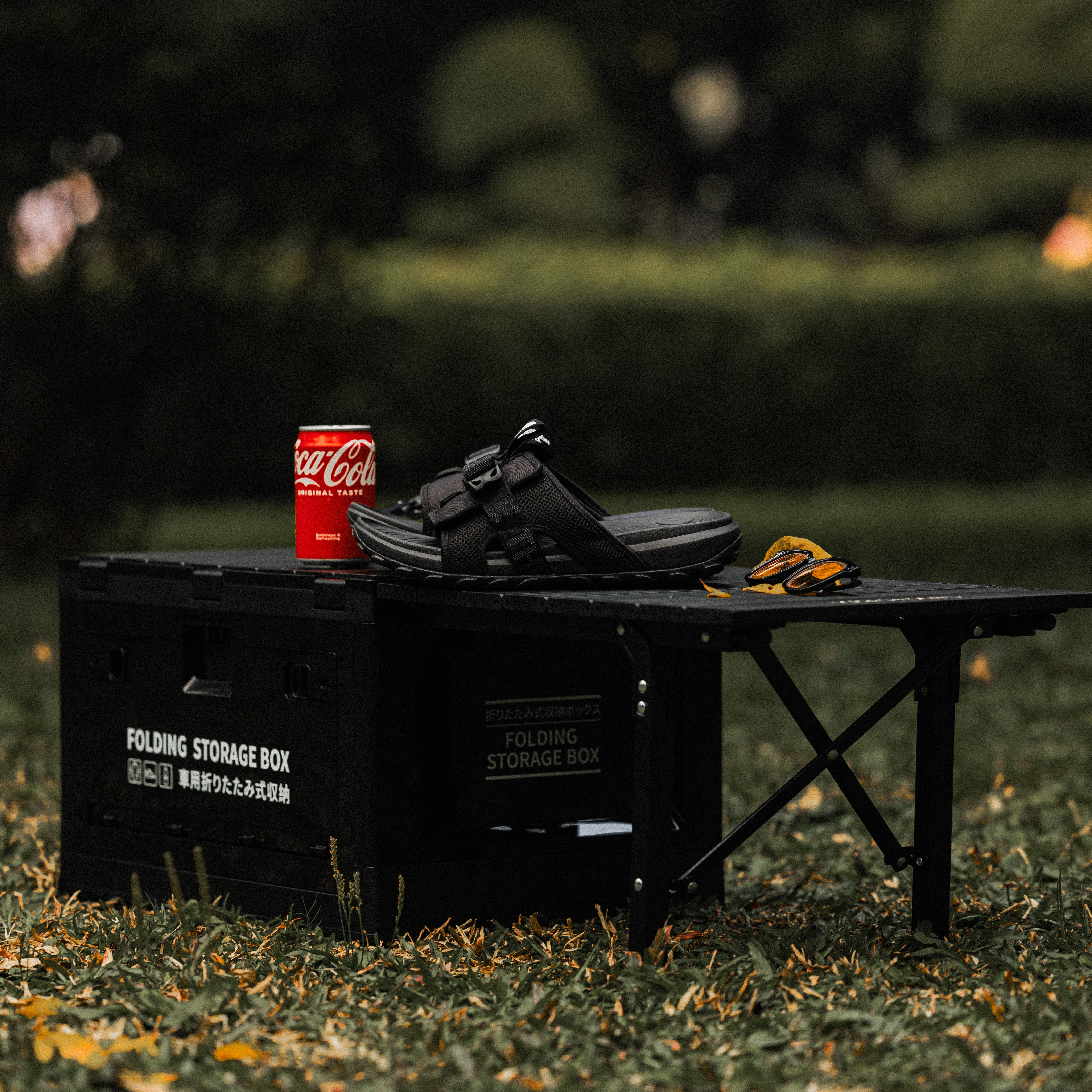 THE NORTH FACE M EXPLORE CAMP SLIDE TNF 男款 涼鞋 膠底拖鞋-NF0A8A8Y 黑色(KX7)