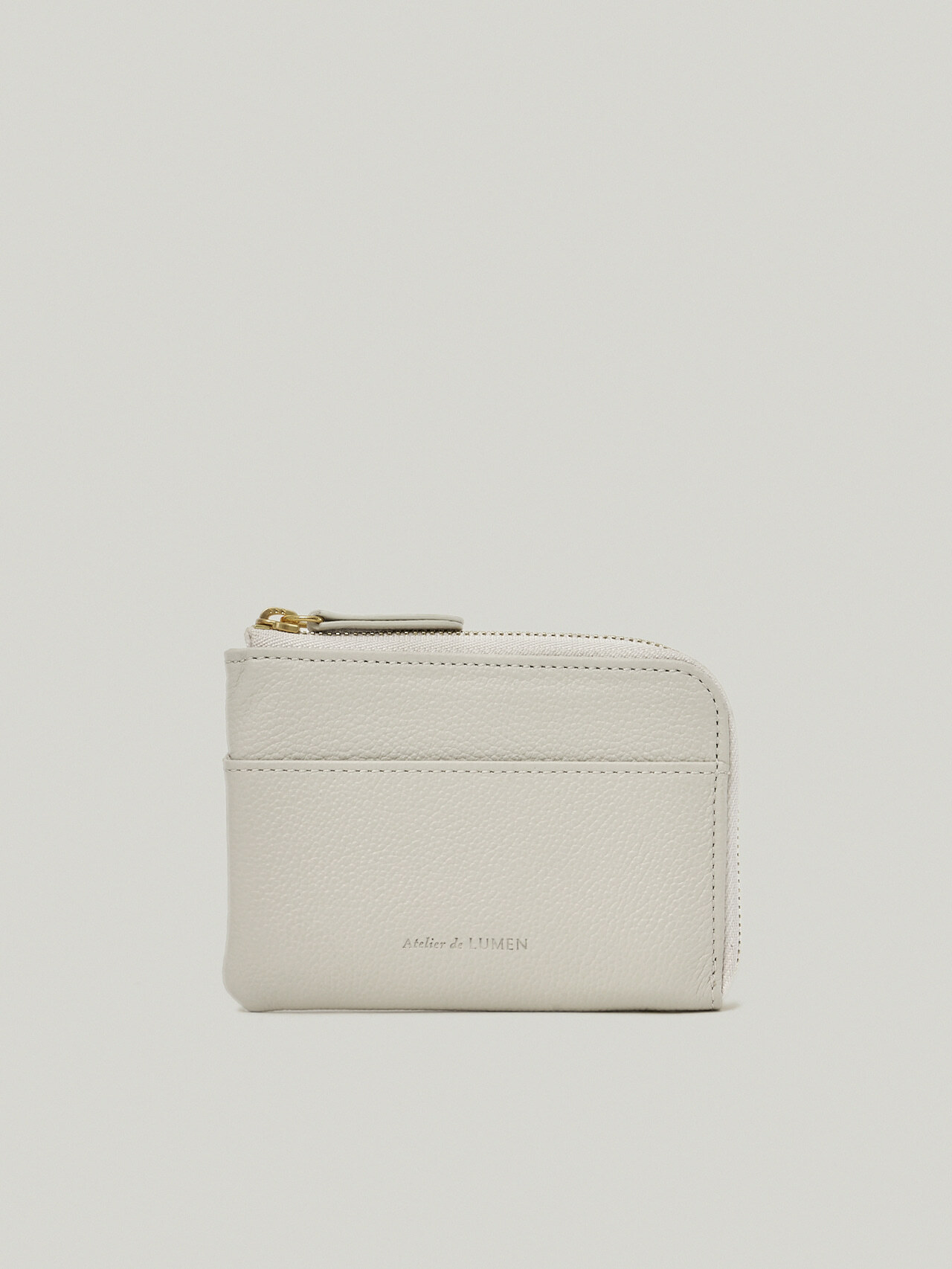 【Atelier de LUMEN】 Journee Zip Wallet_ 追跡付 Atelier de LUMEN JOURNEE ZIP WALLET